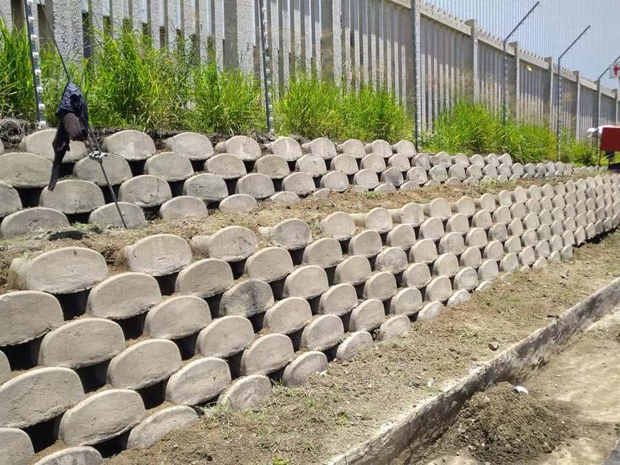 Landscaping work